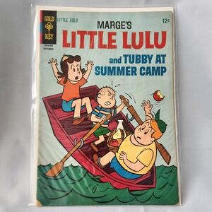 Little Lulu Comic Book Gold‎ Key Tubby Summer Camp Dec 1966 Issue #181 Vintage